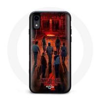 Coque pour Iphone XS Max Stranger Things Affiche Equipages Fan Art Saison 4