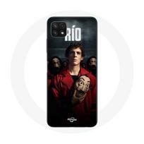 Dėklas Samsung Galaxy A22 5G La casa de papel Rio Kaukė