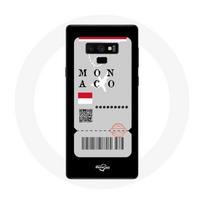 Coque pour Samsung Galaxy Note 9 Billet d'avion Monaco