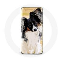 Coque pour Samsung Galaxy A8 Plus Épagneul nain continental papillon Race de chiens