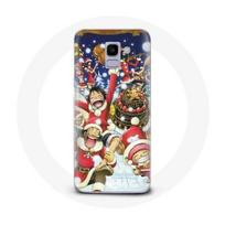 Coque pour Samsung Galaxy A6 2018 One Piece Christmas Day Anime Manga