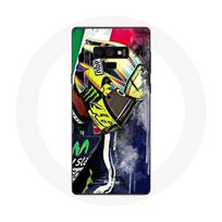 Coque pour Samsung Galaxy Note 9 Valentino Rossi Pilote de vitesse champion
