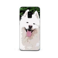 Coque pour Samsung Galaxy A8 Plus Samoyède Blanc Race de chiens