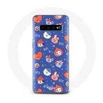 Coque pour Samsung Galaxy S10 BTS Bangtan Sonyeondan BT21 Noël 2023