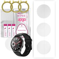 3x apgo Hidrogelio ekrano apsauga Amazfit Pop 3R, Hidrogelio plėvelė, su pozicionavimo sluoksniu, lengvas montavimas