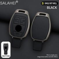Automobilio raktų dėklo pilni dangteliai, skirti Mercedes Benz ECS GLC klasė GLK GL SLK W204 W205 W206 W212 W223 S350 C300 S500 S550 S560 E200 E63 black