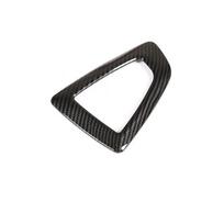 Anglies pluošto stiliaus automobilio pavarų perjungimo panelės rėmo apdaila, tinkama BMW F20 F21 F22 F23 F30 F34 F35 F32 F33 F36, automobilių aksesuarai For Left Hand Drive black