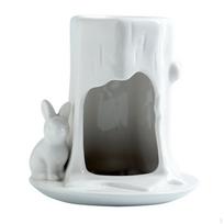 Essential Oil Burner Scented Wax Melt Fragrance Warmer Crafts Aroma Cute Rabbit gray