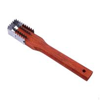 Fish Scales Remover Cleaner Tool Easily Remove Manual Durable Cleaning Brush Large brown
