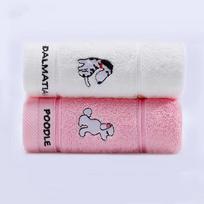 Bathroom Accessories 100% Cotton Children's Towel Absorb Water Soft and Thickened Children's Cartoon Wash Face Towel 50*25cm