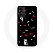 Coque - Maniacase - Samsung Galaxy A14 5G - Nike Jordan - Silicone - Souple juoda