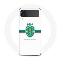 Case - Samsung - Galaxy Z Flip4 - Flexible - Sporting Portugal - White balta