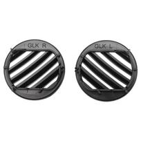 Car Left and Right Side Dash A/C Air Vent Grilles ABS Black for Mercedes-Benz X204 GLK 2009-2015 Car Air Vent Grilles juoda