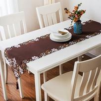 Unique Design Embroidery Tablecloth Use Easy To Clean 40*176 kava
