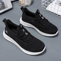 Spring Walking Shoes Female Ultra-light Soft Bottom Non-slip Comfortable Middle-aged Casual Fly Weaving Sports Women's Shoes 35