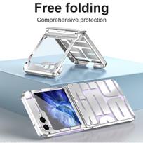 Apsauginis dėklas, skirtas Samsung Galaxy Z Flip 5 5G Flip4 Flip3 Flip5 Flip 4 3 Zflip5 Plating Mobiliojo telefono dangtelis Funda for Samsung Z Flip 4