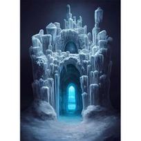 Fantasy Travel Huge Starry Sky Gate Portals Prints Poster Canvas Painting Modern Wall Art Picture Living Room Bedroom Home Decor 21x30cm No Framed