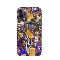 Phone case - Maniacase - Iphone 11 Pro Max - Kobe Bryant - Silicone - Flexible juoda