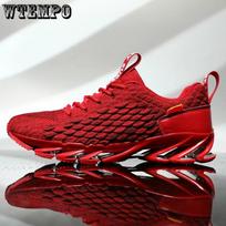 Fashion Trend Blade Bėgimo Vyriški Batai Vyriški Laisvalaikiai Vyriški Sneakers Moteriški Sportiniai Zapatos De Mujer Hombre Plus Size 46 Zapatillas Sneaker 36 raudona