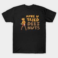 Men Black Print T-shirt Super Large TShirt funny-planters-nuts-parody-deez-nuts No-Cut Heat Transfer Print Cotton Tshirt S juoda
