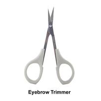 1PC Eyebrow Scissors Razor Trimmer Blades Stainless Steel Eyelash Straight Elbow Trimmer Shaver Scissors Nose Hair Clipper