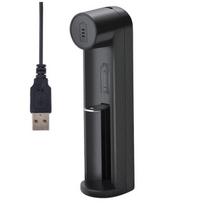 1/2 lizdas USB 18650 akumuliatoriaus įkroviklis Išmanusis įkrovimas 18650 26650 18350 32650 21700 26700 26500 ličio jonų įkraunamas akumuliatoriaus įkroviklis gray