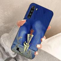 Retro Art Salvador Dali Painting Phone Case For Xiaomi Redmi Note 11 10 9T 8 7 Pro Redmi 10 9 9A 9C 8 7 6 Soft Black Phone Cover Redmi Note11-11S 4G blue