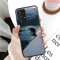 Snow Die Ski Snowboard Sport Phone Case for Samsung Galaxy A13 A22 A12 A32 A71 A11 A21S A33 A52 A72 A51 A50 A70 A31 M31 A22 5G gray