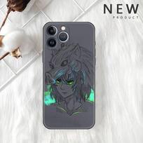 Dėklas Apple iPhone 14 11 13 12 Pro 7 XR X XS Max 8 Plus 6 6S SE 2022 13Pro Black Soft Phone Funda Anime Demon Slayer iPhone 14