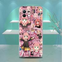 Clear Case For Xiaomi Mi Poco X3 NFC M3 Pro F3 F1 11 Lite 12 Note 10 11T 9T Transparent Phone Cover SPY X FAMILY Anime Xiaomi Poco X3 NFC pink