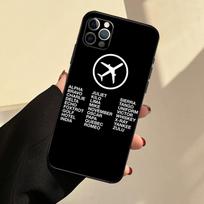 Lėktuvo piloto antpečio telefono dėklas Apple iPhone 12 Pro Max 7 8 Plus X XS XR SE 2020 11 13 Pro Max dėklui iphone 5 5S