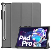 Magnetinis sulankstomas atverčiamas dėklas, skirtas Lenovo P11 Pro Gen 2 dangteliui TB-132FU 2022 XiaoXin Pad Pro 11,2 colio planšetinio kompiuterio dėklas Smart Shell Pad Pro 11.2 2022 pilka spalva