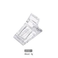 Nail crystal nail mold fixing clip nail tool delay glue shaping clip 4pcs rožinė