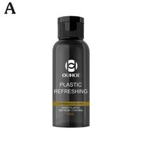 30/50ML Automobilio Plastiko Odos Dalies Remonto Atnaujinimo Priemonė Automobilio Salono Panelės Priemonė Rankšluostis Valymo Įrankis Kempinė black