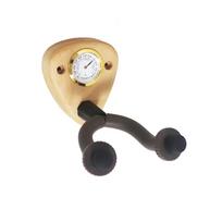 Gitaros kablys su ciferblato tipo higrometru Medinis gitaros stovas, perforuotas ant sienos, tvirtinamas nuo kritimo Beech Wood beige