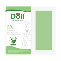 Professional Hair Removal Wax Strips For Summer Depilation Double Sided Cold Wax Paper For Leg Body Face Useful white