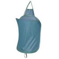Store Dirty Clothes Collapsible Breathable Hollow Out Great Ventilation Laundry Basket Dirty Clothes Pouch L gray