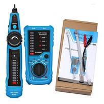 RJ11 and RJ45 Network Cable Tester,Ethernet Wire Finder,Cable Mapper,Continuity Test,Portable Network LAN Cable Tester  with Quick Positioning Package size:22*11*4cm mėlyna