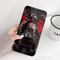 Japoniško samurajaus Oni kaukės dėklas telefonui Huawei P50 P40 P30 P20 Pro Mate 40 30 20 Pro Nova 9 8 7 PC stiklinis telefono dangtelis Huawei Nova7 Pro gray