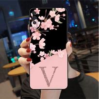 Case For Samsung Galaxy A50 A70 A30 A20s A20e A10 A40 A10s A10e M52 M51 M31 M30s M21 Black Phone Cover Custom Cherry Blossom Samsung A90 5G