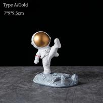 Dervos astronautų papuošalai Universalus mobiliojo telefono stovo laikiklis Spaceman laikiklis Žaislai Namų biuro stalo dekoras Gimtadienio vakarėlis