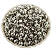 20–40 vnt. Kalėdiniai varpeliai, 6–10 mm, skirti vakarėliui, vestuvių pakabukai, papuošalai, aksesuarai, amatai 10mm 20Pcs sidabro pilka spalva