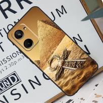 Egipto Nefertitės Anubio Ankh dėklas, skirtas „Realme 12 Pro Plus 9 10 11 GT5 C51 C31 C67 C55 C53 C35 C33 C30 C21Y C25s GT Neo 6“ Realme C21 black