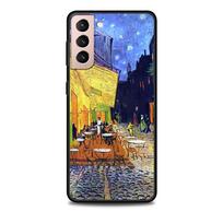 Starry Night Van Gogh Case for Samsung Galaxy S20 FE S22 S23 Ultra S21 S10 Lite S9 S8 Plus S7 Edge Black Silicone Phone Cover Samsung S10e