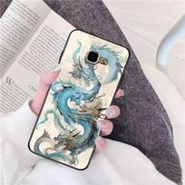Sėkmės Kinijos drakono telefono dėklas, skirtas Samsung A 13 21 30 31 32 51 52 53 70, skirtas Huawei Honor 50 60 70, skirtas OPPO vivo Samsung A30 orange