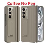 Soft Hinge for Samsung Galaxy Z Fold 6 4 5 Case PU Leather Pen Holder Stand Protective Film Cover Samsung Z Fold 6&Case & Screen Protector