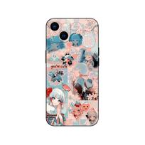 Juodas TPU dėklas, skirtas Samsung Galaxy A03 Core A03S A13 A23 LTE A33 A53 A73 4G 5G Genshin Impact Anime Samsung A73 5G white