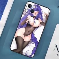 Genshin Raiden Shogun Seksualus telefono dėklas iPhone 15 14 Pro Max 11 13 12 Mini X XR XS Max SE 2020 7 8 Plus Viršelis Capa iPhone 14Pro MAX