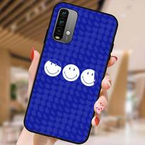 Sad Boy Happy Face Phone Case For Xiaomi9 10 11PRO LITE Redmi NOTE7 8 9 10A PRO K40 Poco3 Shell RedmiNote10 blue