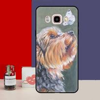 Jorkšyro terjerų šuns dėklas Samsung Galaxy J3 J5 J7 2017 J1 A3 A5 2016 J4 J6 Plus A6 A8 A7 A9 J8 2018 dangtelis A5 2017 - A520 A520F